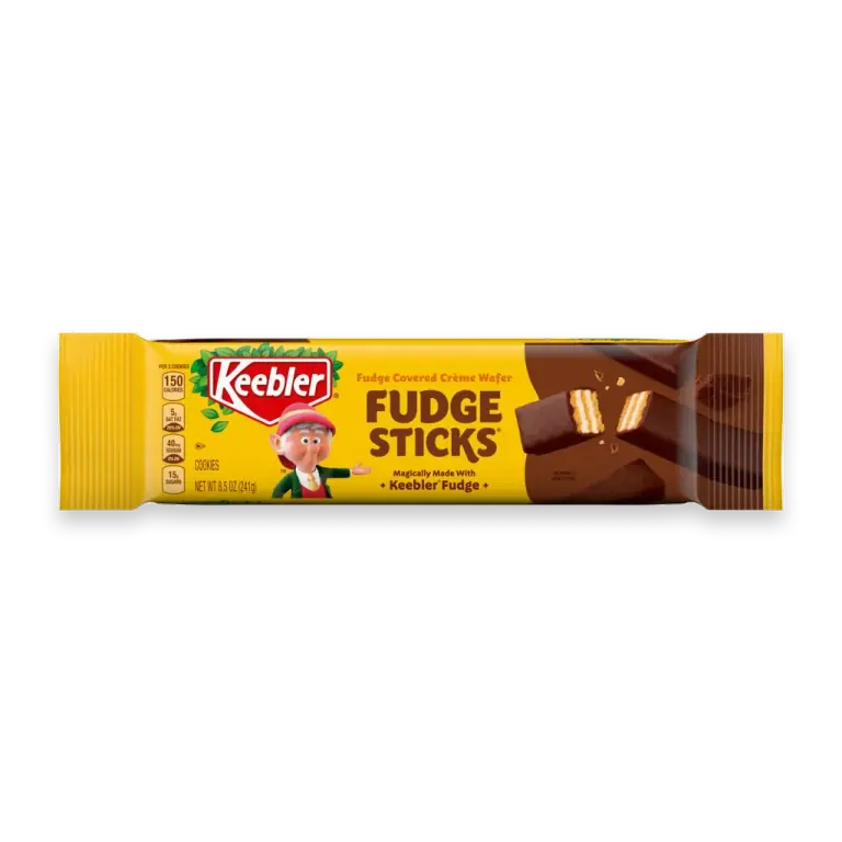 Fudge Sticks Creme Wafer Dunked in Keebler Fudge