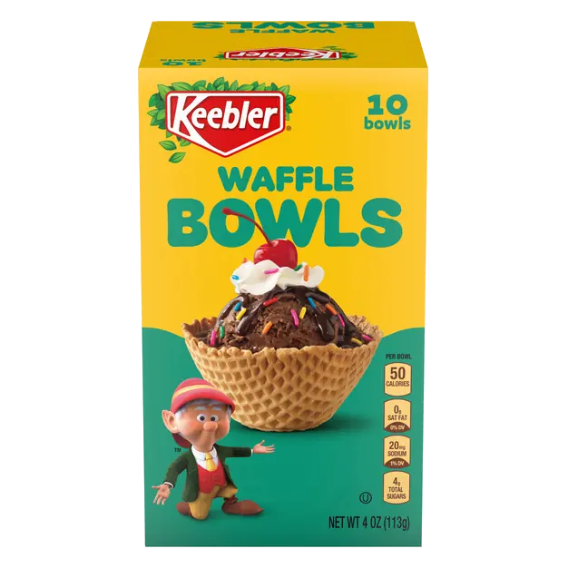 Ice Cream Waffle Bowls - 10 ct