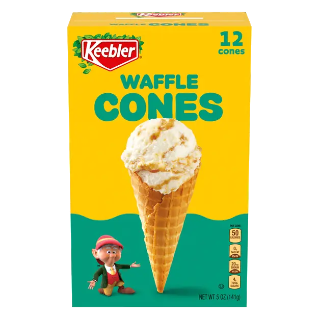Ice Cream Waffle Cones - 12 ct