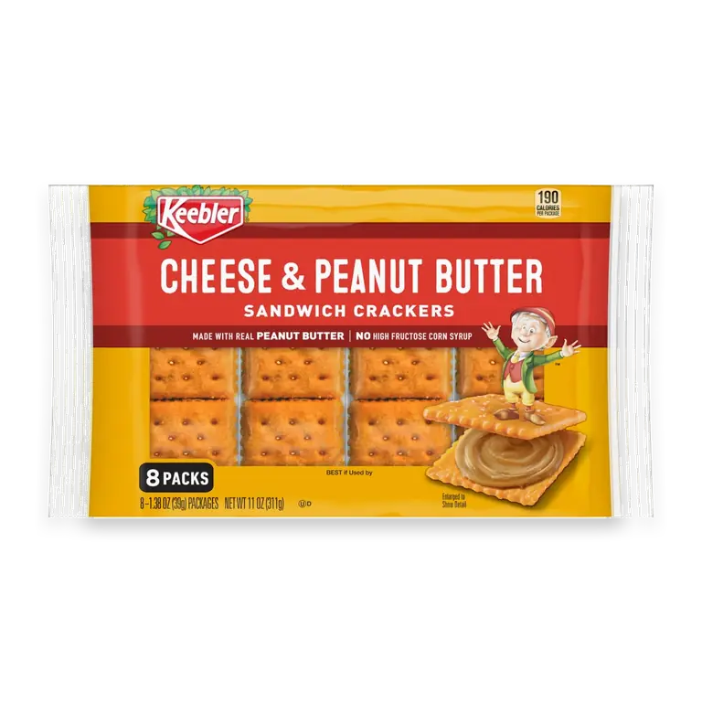 Kellogg's Cracker Packs Cheese & Peanut Butter