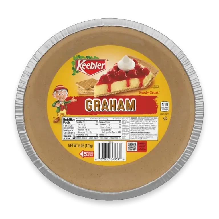 Ready Crust 9-Inch Graham Cracker Pie Crust Premade For Baking And No-Bake