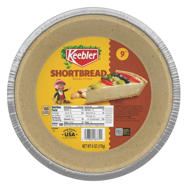 Pie Crust Shortbread 9 Inch