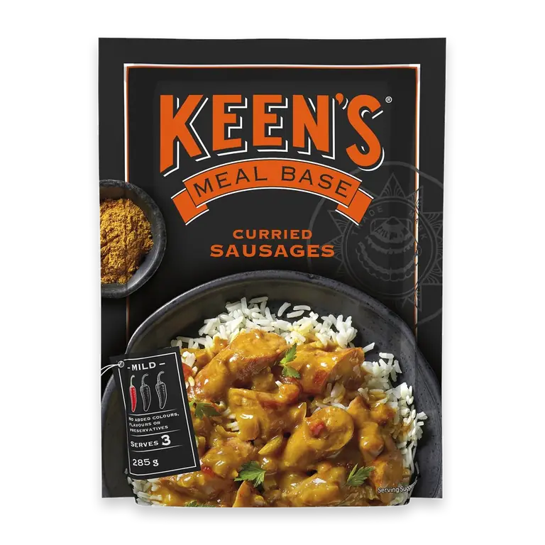Meal Base Curried Sausages