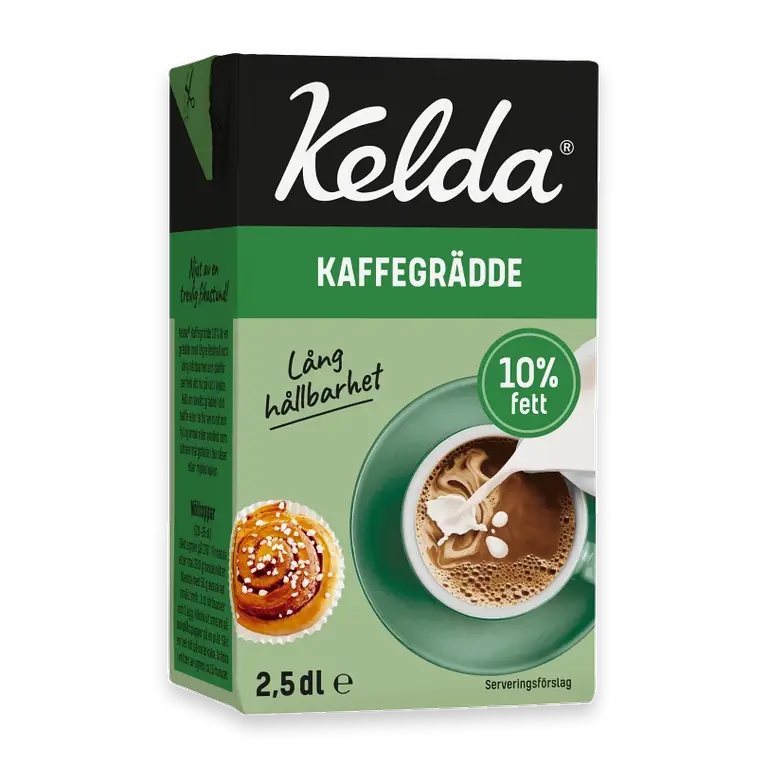 Kaffegrädde 10% 2,5dl Kelda®