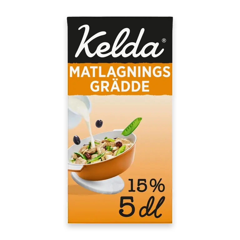 Matlagningsgrädde lång hållbarhet 15% 5dl