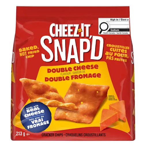 Cheez-It Snap'd Cracker Double Cheese 213 g