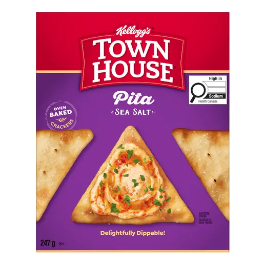 Town House Pita Crisps Sea Salt 247 g