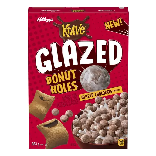 Kellogg's Krave Cereal Glazed Donut Holes 283 g