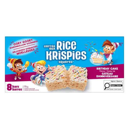 Kellogg's Rice Krispies Squares Birthday Cake 8 x 22 g