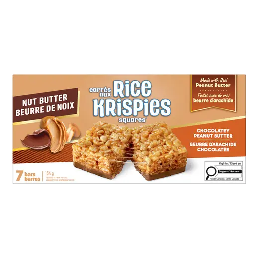 Kellogg's Rice Krispies Treats Squares Chocolatey Peanut Butter 154 g
