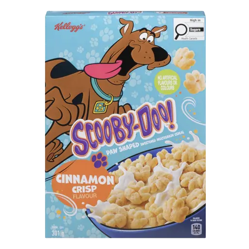 Kellogg's Scooby Doo Cereal Cinnamon Crisp 301 g