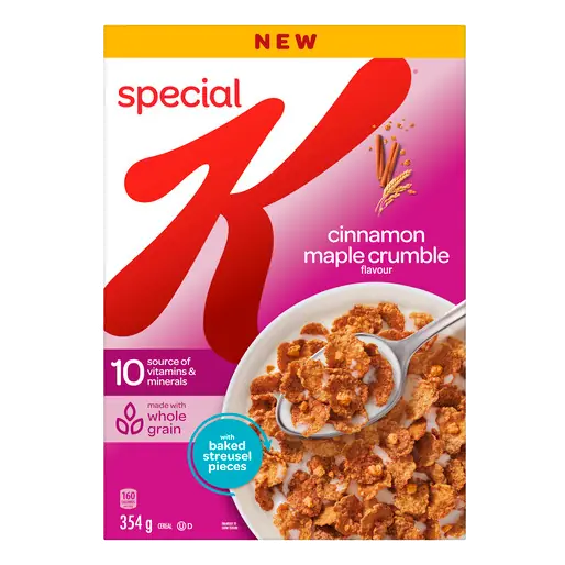 Kellogg's Special K Cereal Cinnamon Maple Crumble 354 g