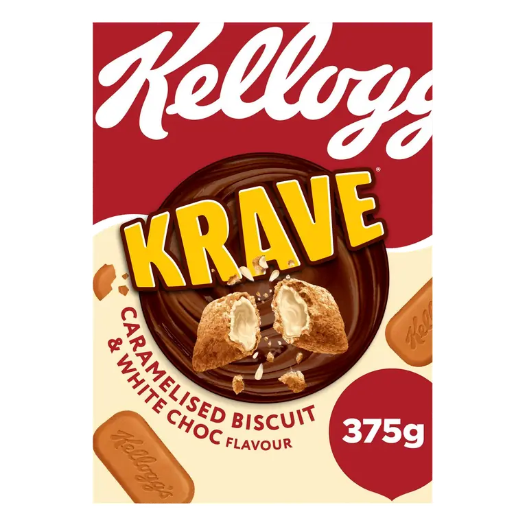 375g Krave Caramelised Biscuit Flavour Breakfast Cereal