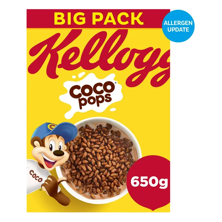 650g Coco Pops Chocolate Breakfast Cereal