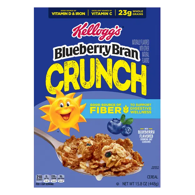 Blueberry Bran Crunch Oat Clusters Cereal