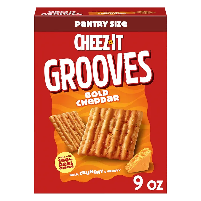 Crackers Grooves Cheddar