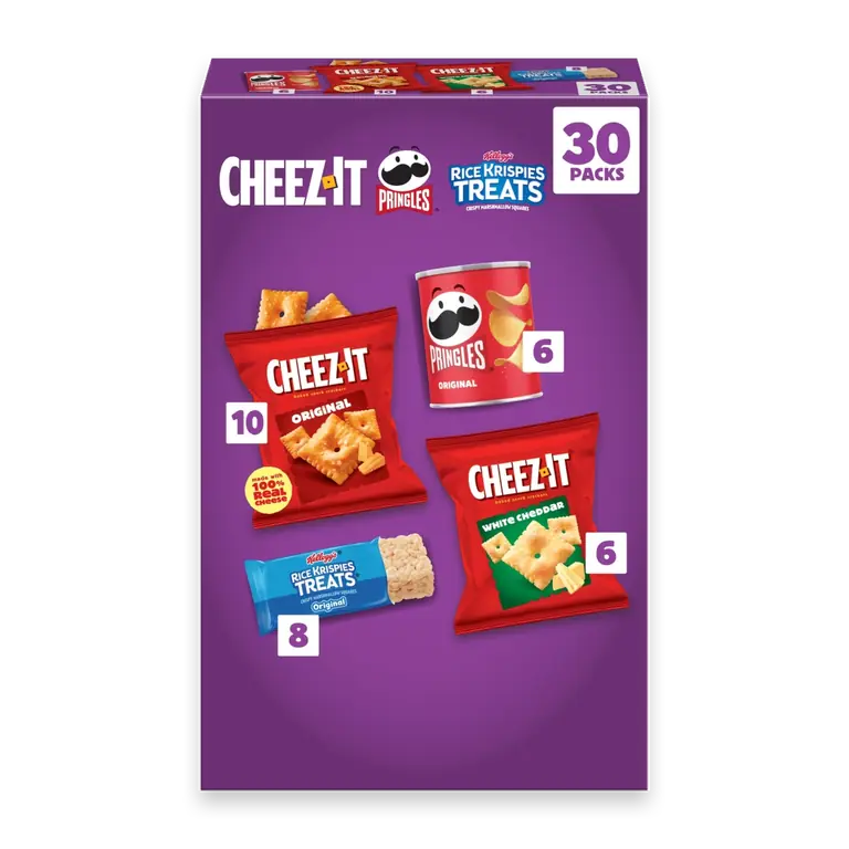 Cheez-It, Pringles, & Rice Krispie Treats Mega Variety Pack