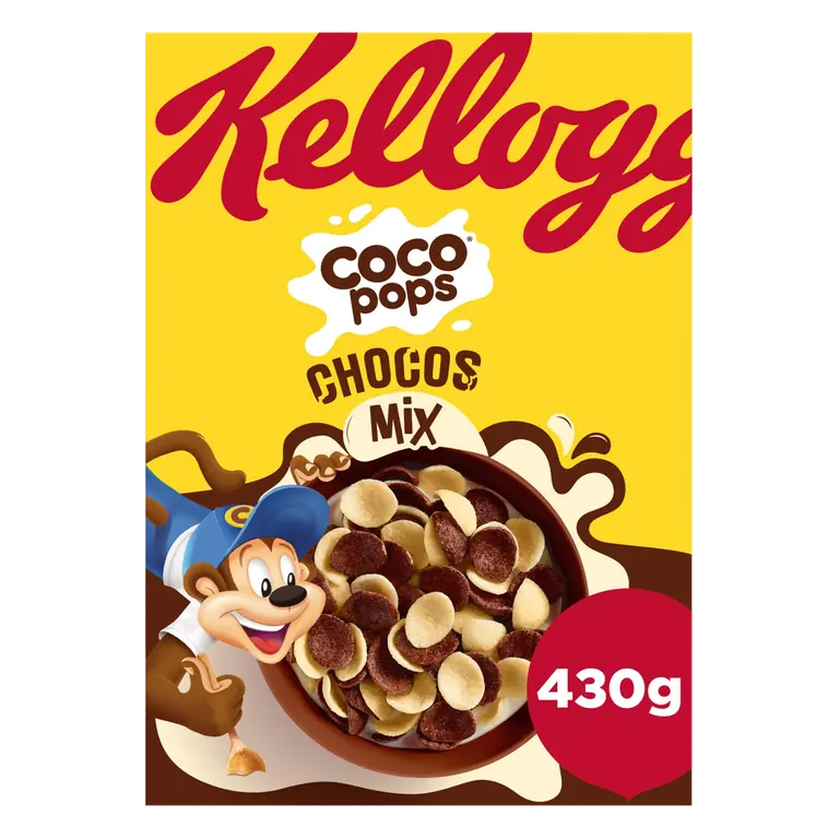 Kellogg’s Coco Pops Chocos Mix Breakfast Cereal 430g