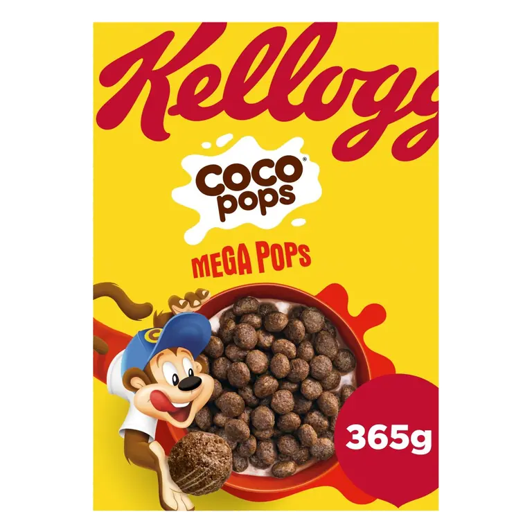 Coco Pops Mega Pops Chocolate Breakfast Cereal 365g