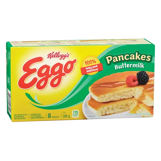 Eggo Frozen Pancakes Buttermilk 8 Count 280 g