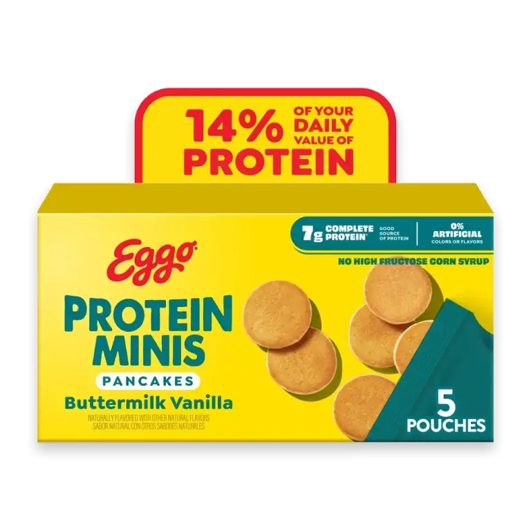 Eggo Frozen Protein Pancake Minis Buttermilk Vanilla