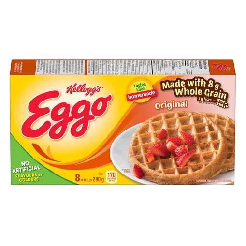 Eggo Frozen Waffles High Fibre 280 g