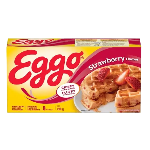 Eggo Frozen Waffles Strawberry 280 g