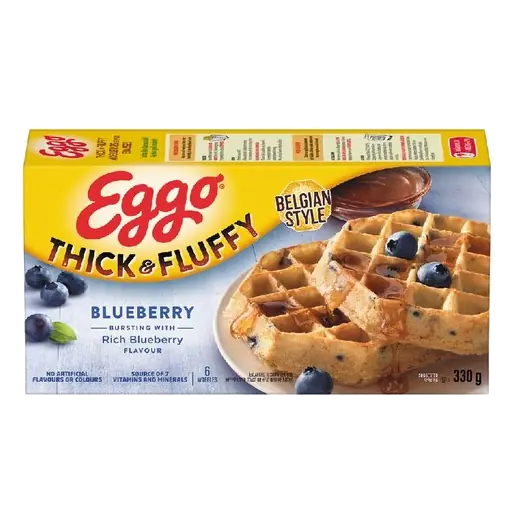 Frozen Eggo Waffles Blueberry 330 g