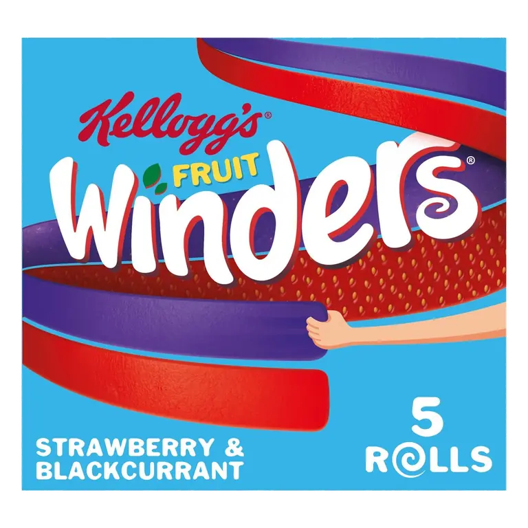 Fruit Winders Rolls Strawberry & Blackcurrent 5 Pack