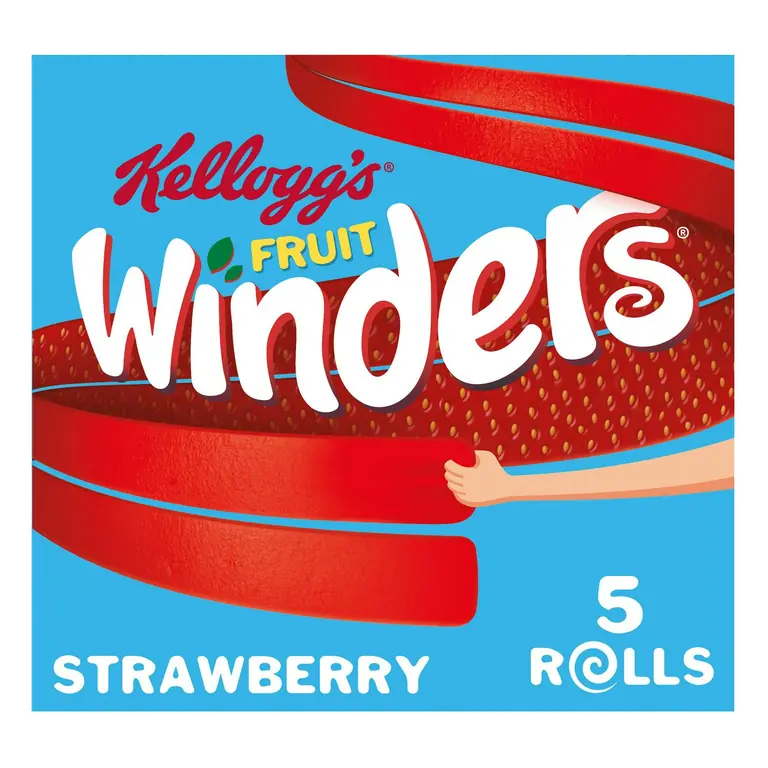 Fruit Winders Strawberry Snack 5x17g