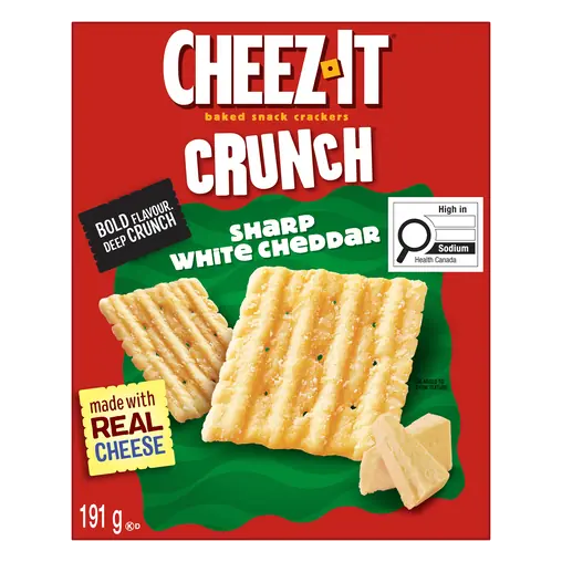 Cheez-It Crackers Sharp White Cheddar 191 g