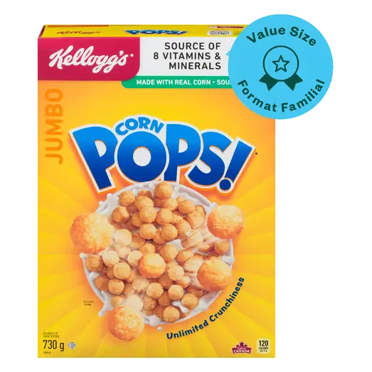 Corn Pops Cereal Jumbo 730 g