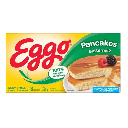 Eggo Frozen Pancakes Buttermilk 280 g