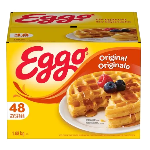 Eggo Frozen Waffles Original Jumbo 1.68 kg