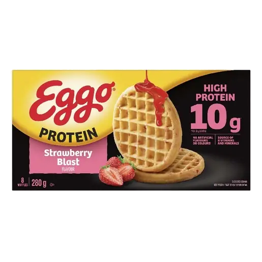 Eggo Frozen Waffles Strawberry Blast 280 g