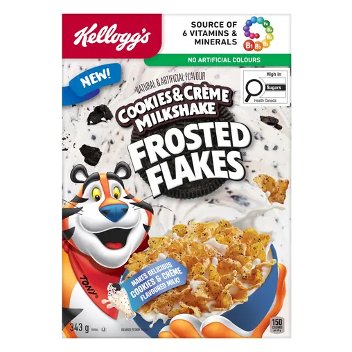 Frosted Flakes Cereal Cookies And Creme 343 g