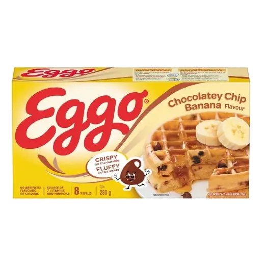 Frozen Waffles Chocolatey Chip Banana 280 g