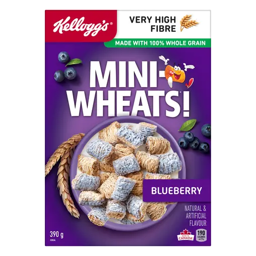 Mini Wheats Cereal Blueberry 390 g