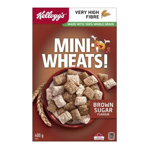 Mini Wheats Cereal Brown Sugar 400 g