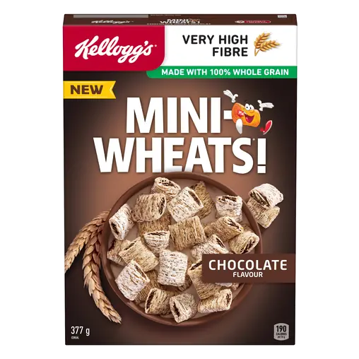 Mini Wheats Cereal Chocolate 377 g