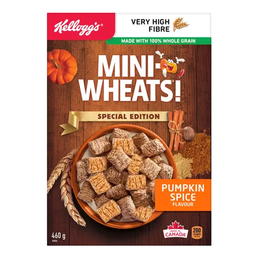 Mini Wheats Cereal Pumpkin Spice 460 g
