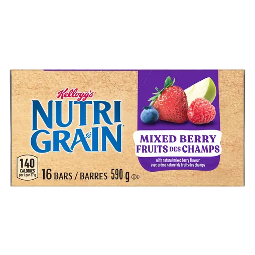 Nutri Grain Bars Mixed Berry 16 x 37 g