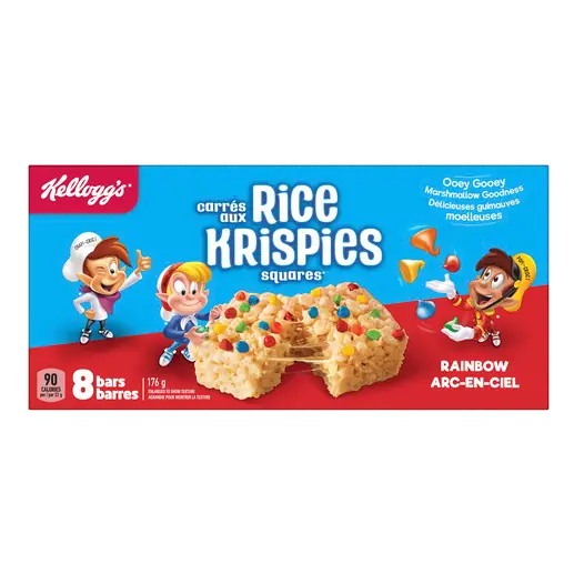 Rice Krispie Squares Bar Rainbow 176 g