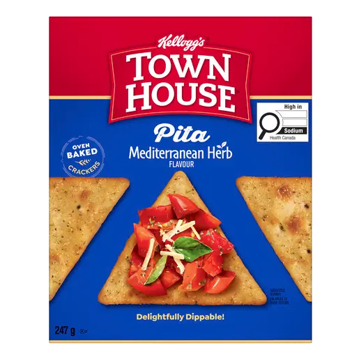 Kellogg's Town House Crackers Mediterranean Herb 247 g