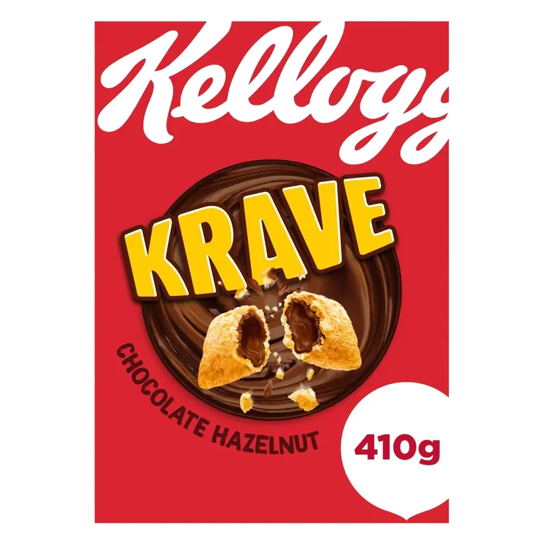 Krave Chocolate Hazelnut Breakfast Cereal 410g