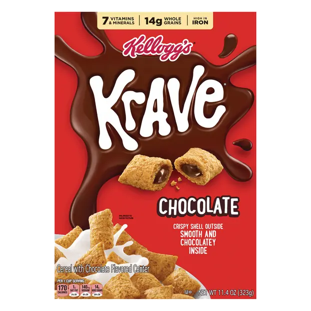 with Chocolate Center Cereal