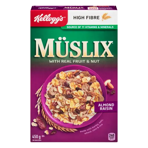Muslix Cereal Almond Raisin 450 g