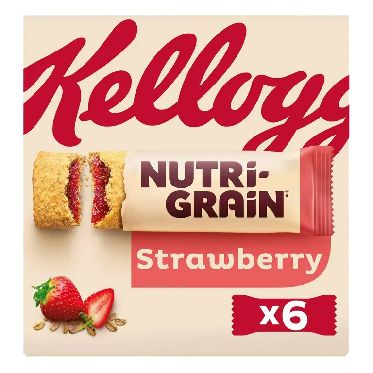 Nutri-Grain Strawberry Snack Bar 6x37g