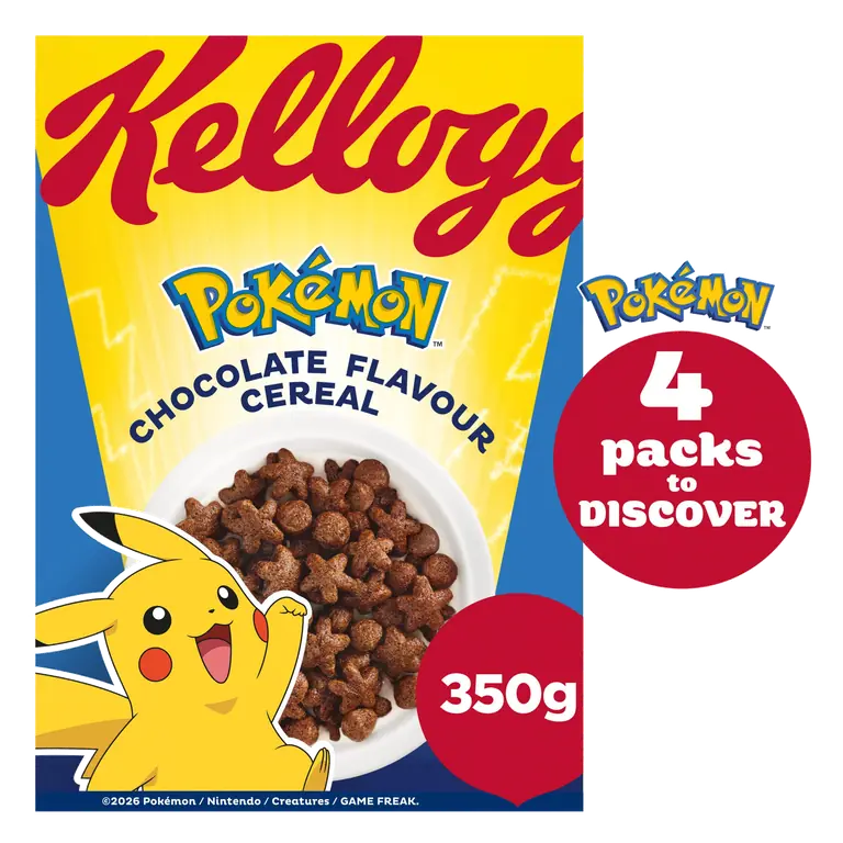 Kellogg’s Pokémon Chocolate Flavour Breakfast Cereal 350g