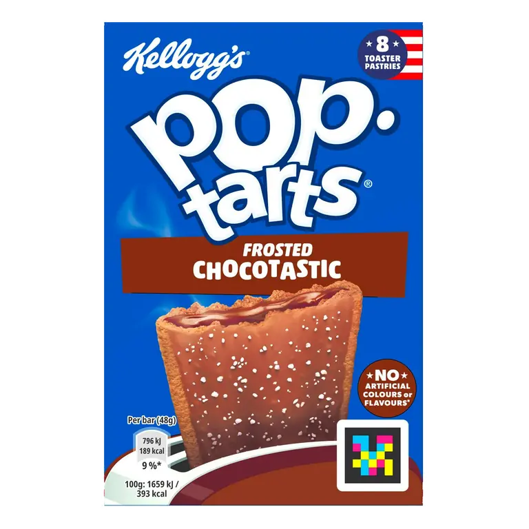 Pop Tarts Choctastic Breakfast Pastry Snack 8x48g